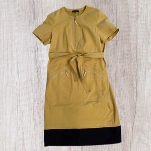 Lafayette 148 New York Elizabella Belted Dress SZ Medium